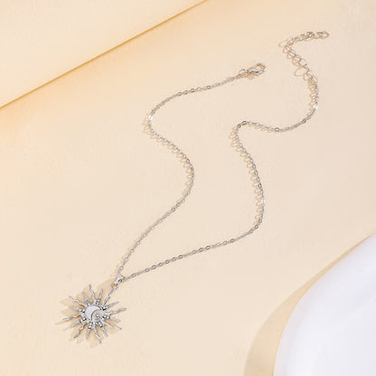 Blazing sun necklace