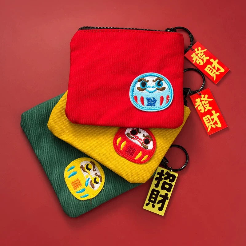 Get Rich ! Canvas Coin / Small Articles Pouch