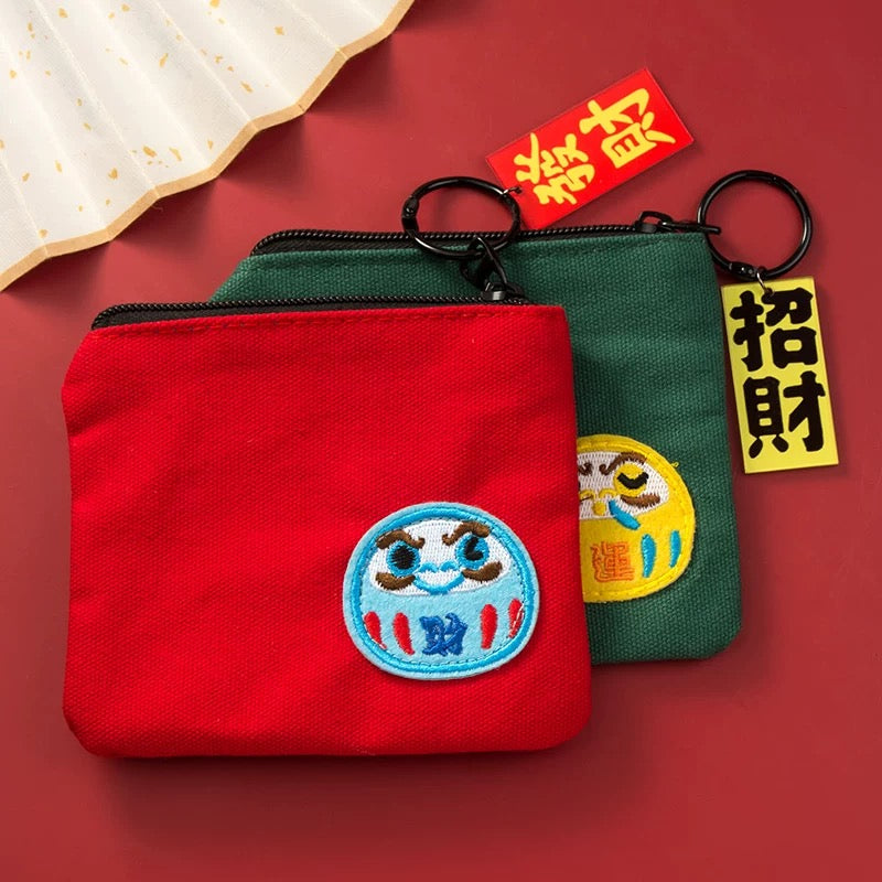 Get Rich ! Canvas Coin / Small Articles Pouch