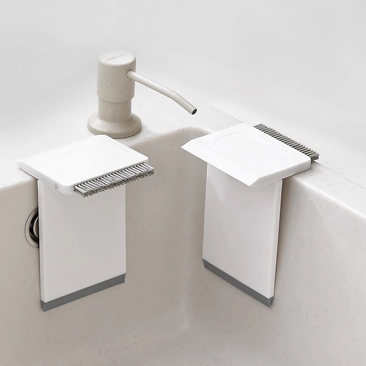 Multi Purpose Counter Brush for Cleaning Glass, Tiles, Mirror, Shower Door, Stove, Tabletop, Household