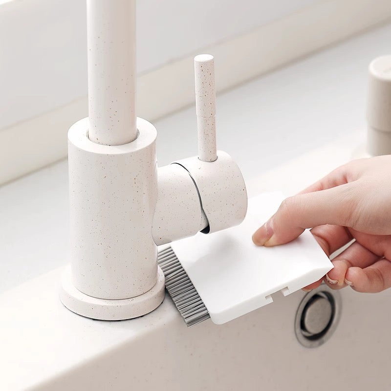 Multi Purpose Counter Brush for Cleaning Glass, Tiles, Mirror, Shower Door, Stove, Tabletop, Household