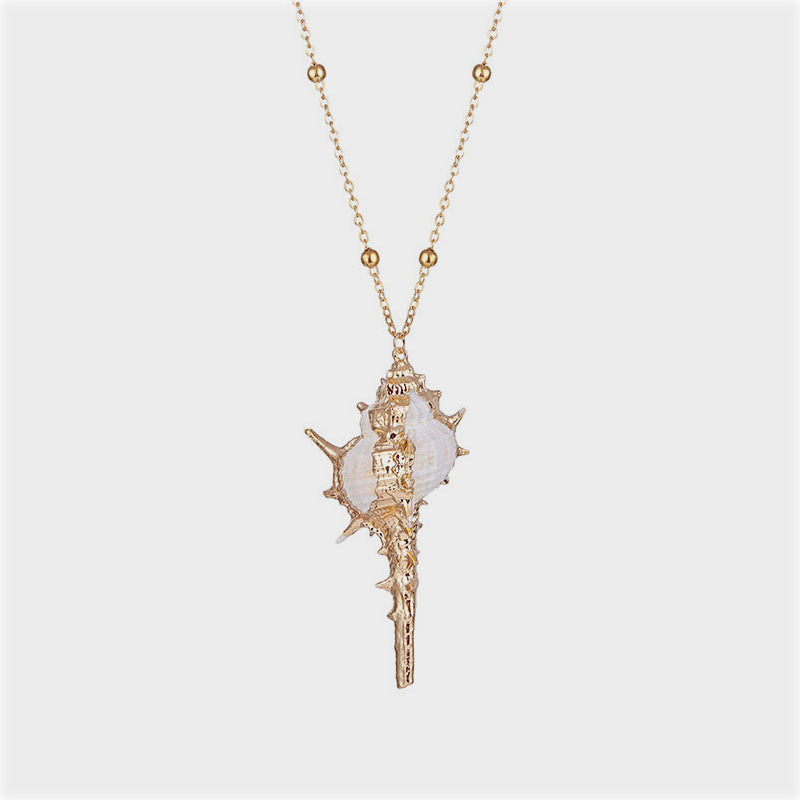 Seashell necklaces