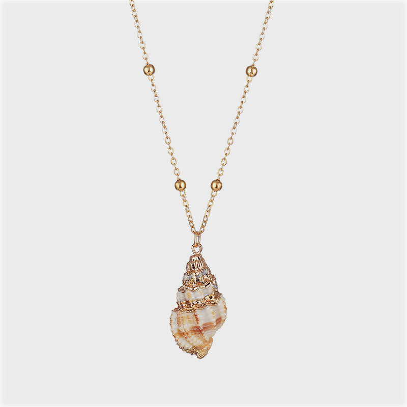 Seashell necklaces