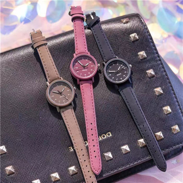 Inschic Minimalist Design Women Pastel Watches