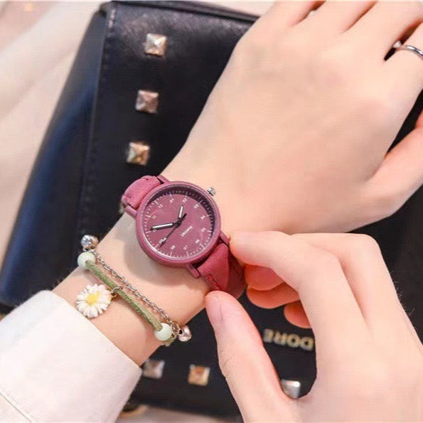 Inschic Minimalist Design Women Pastel Watches