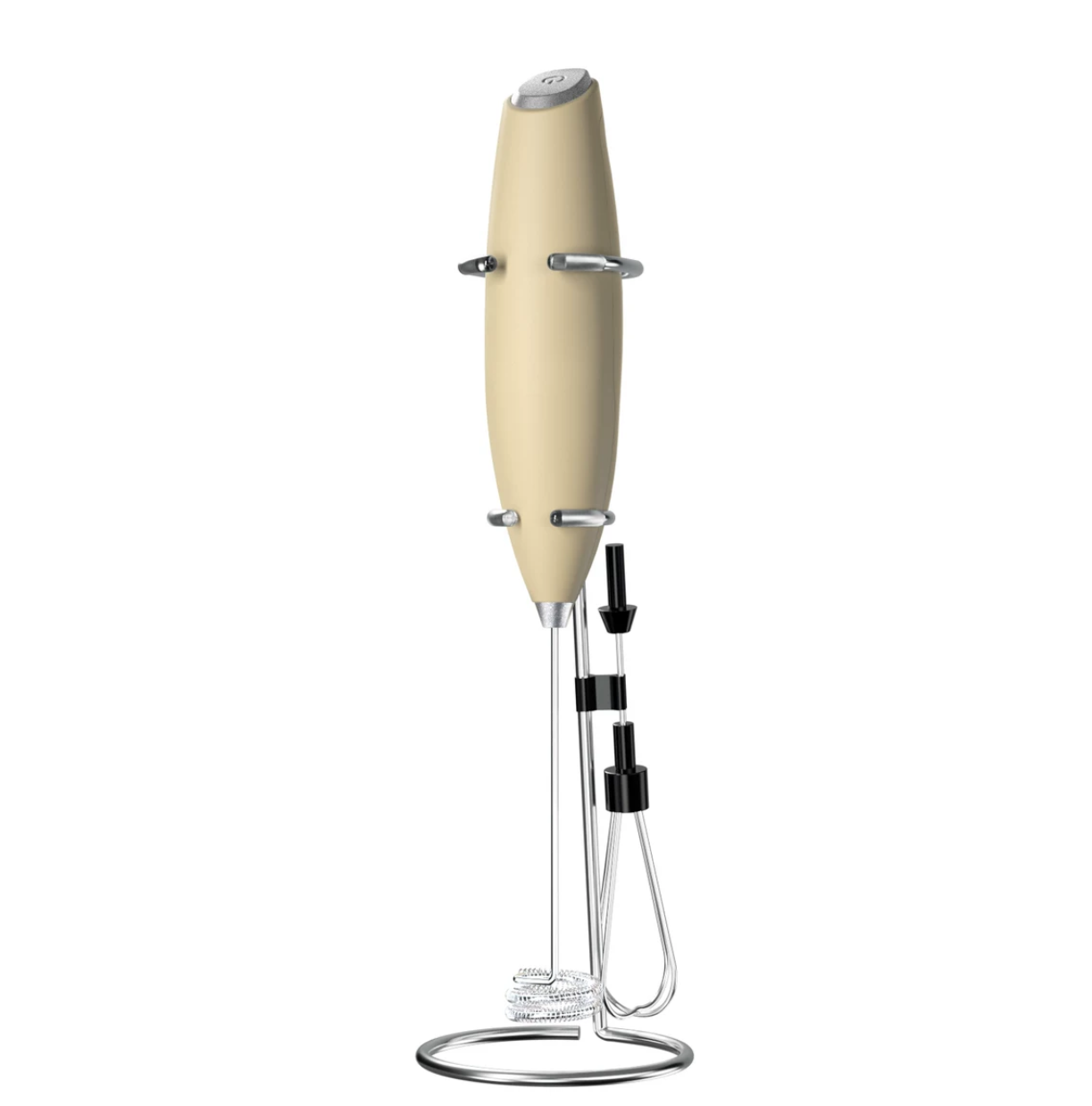 2-in-1 Milk Frother & Egg Whisk with Stand