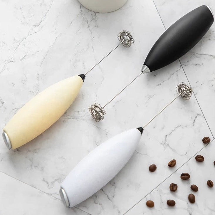 2-in-1 Milk Frother & Egg Whisk with Stand