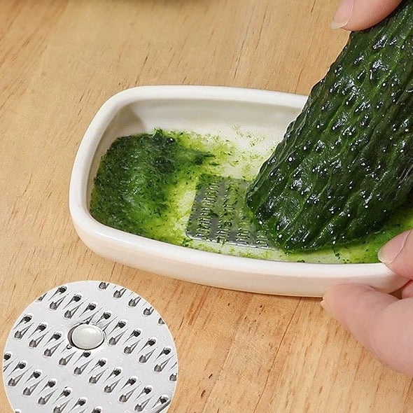 Vegetable Grater Ideal for Wasabi, Ginger, Garlic (Made in Japan)