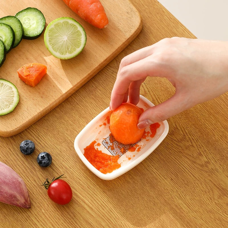 Vegetable Grater Ideal for Wasabi, Ginger, Garlic (Made in Japan)