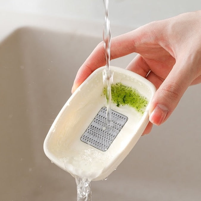Vegetable Grater Ideal for Wasabi, Ginger, Garlic (Made in Japan)