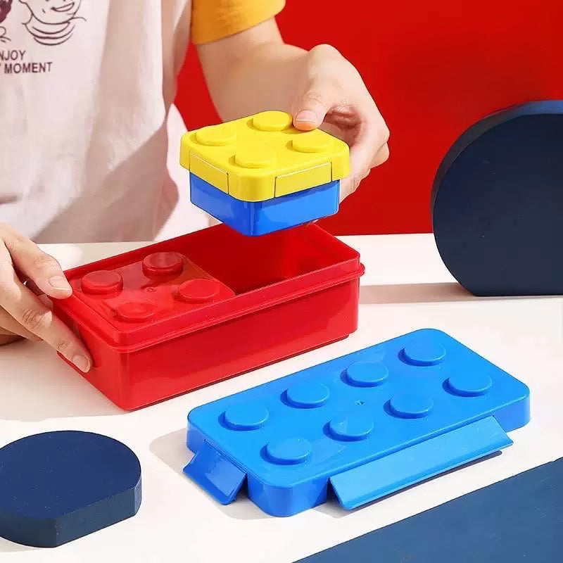 DIY Building Blocks Lunch Box  Set of 3pcs
