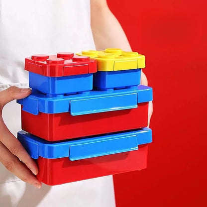 DIY Building Blocks Lunch Box  Set of 3pcs