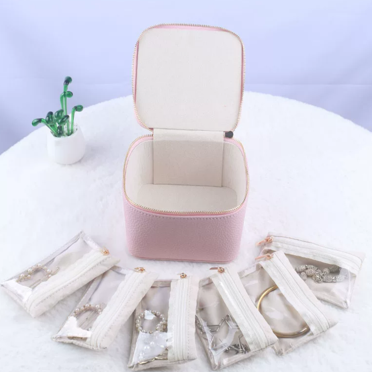 Jewellery Organiser Case with Pouches