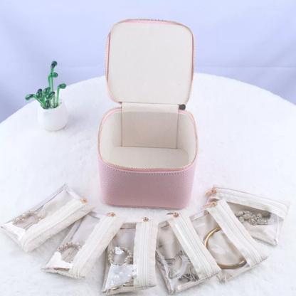 Jewellery Organiser Case with Pouches