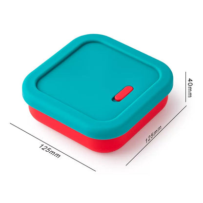 Silicone Food Storage Containers With Exhaust Valve-Food Grade BPA Free Reusable.