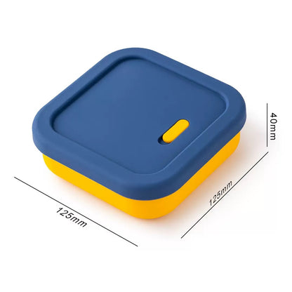 Silicone Food Storage Containers With Exhaust Valve-Food Grade BPA Free Reusable.