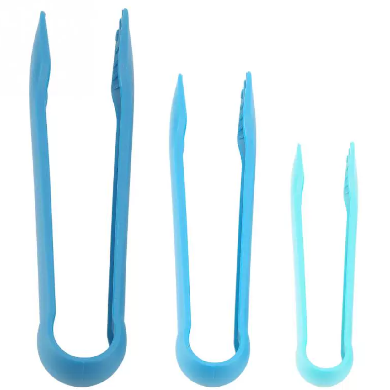 3pc Sturdy Kitchen Tong Set (6/8/10 inch)