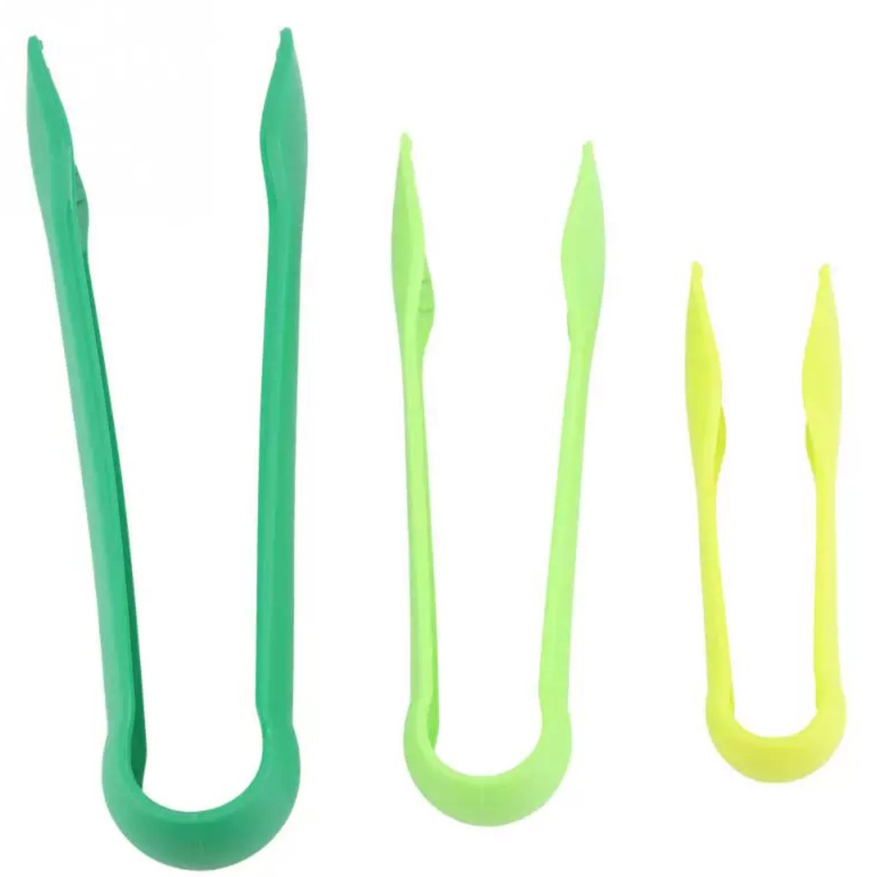 3pc Sturdy Kitchen Tong Set (6/8/10 inch)