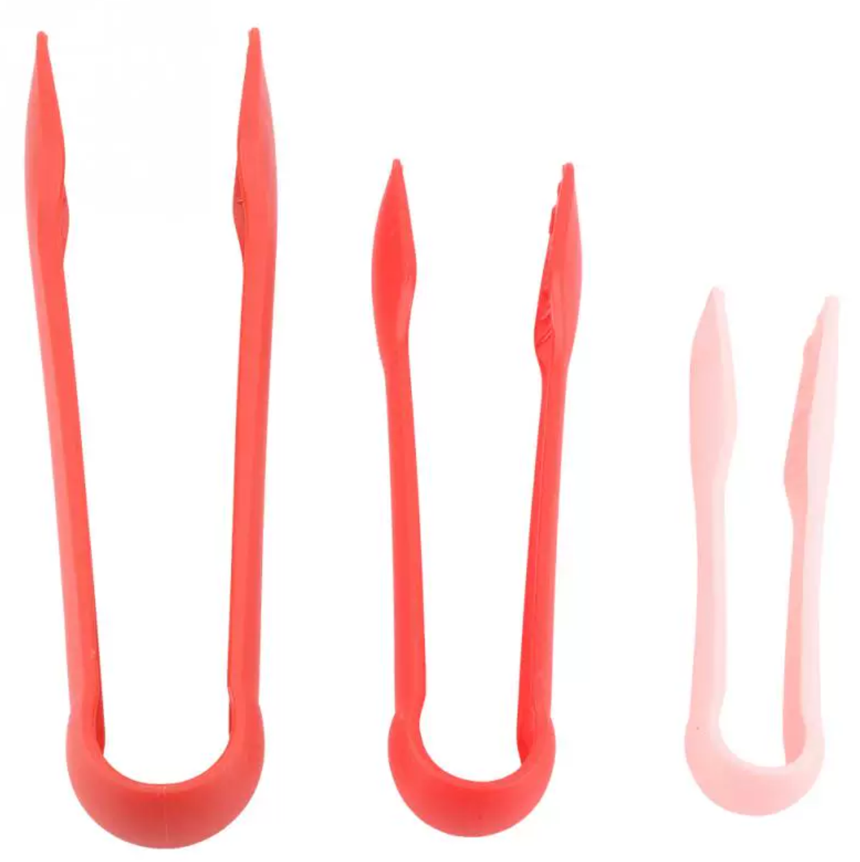 3pc Sturdy Kitchen Tong Set (6/8/10 inch)
