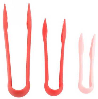 3pc Sturdy Kitchen Tong Set (6/8/10 inch)