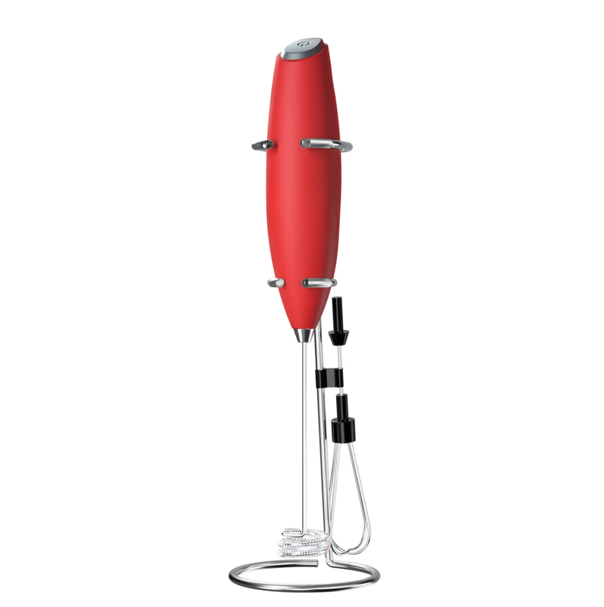 2-in-1 Milk Frother & Egg Whisk with Stand