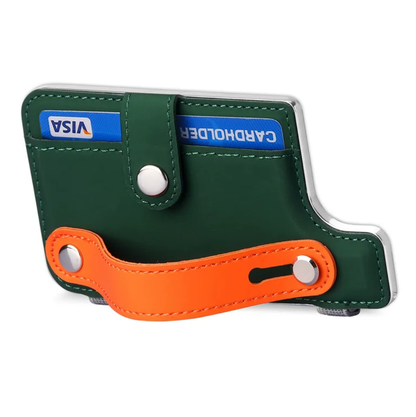 Transparent iPhone case with Stick on Card wallet