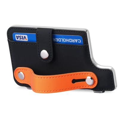 Transparent iPhone case with Stick on Card wallet
