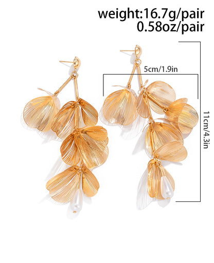 Flora Dangle Hypoallergenic Anti-tarnish Earring