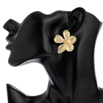 Madagascar Periwinkle Hypoallergenic Anti-Tarnish Stud Earring