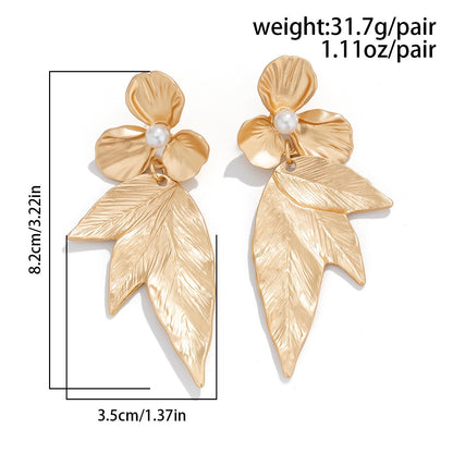 Aurora Leaves Hypoallergenic Anti-Tarnish Earring