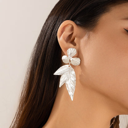 Aurora Leaves Hypoallergenic Anti-Tarnish Earring