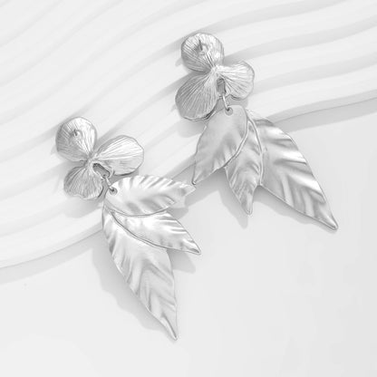 Aurora Leaves Hypoallergenic Anti-Tarnish Earring