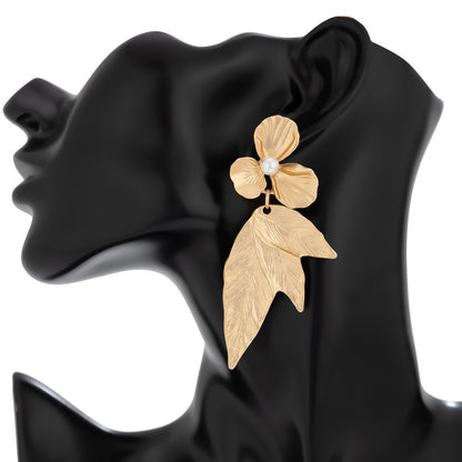 Aurora Leaves Hypoallergenic Anti-Tarnish Earring