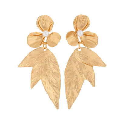 Aurora Leaves Hypoallergenic Anti-Tarnish Earring