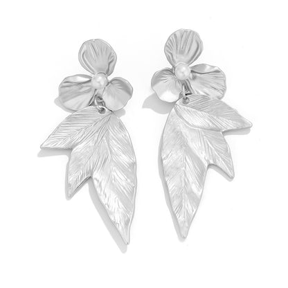 Aurora Leaves Hypoallergenic Anti-Tarnish Earring