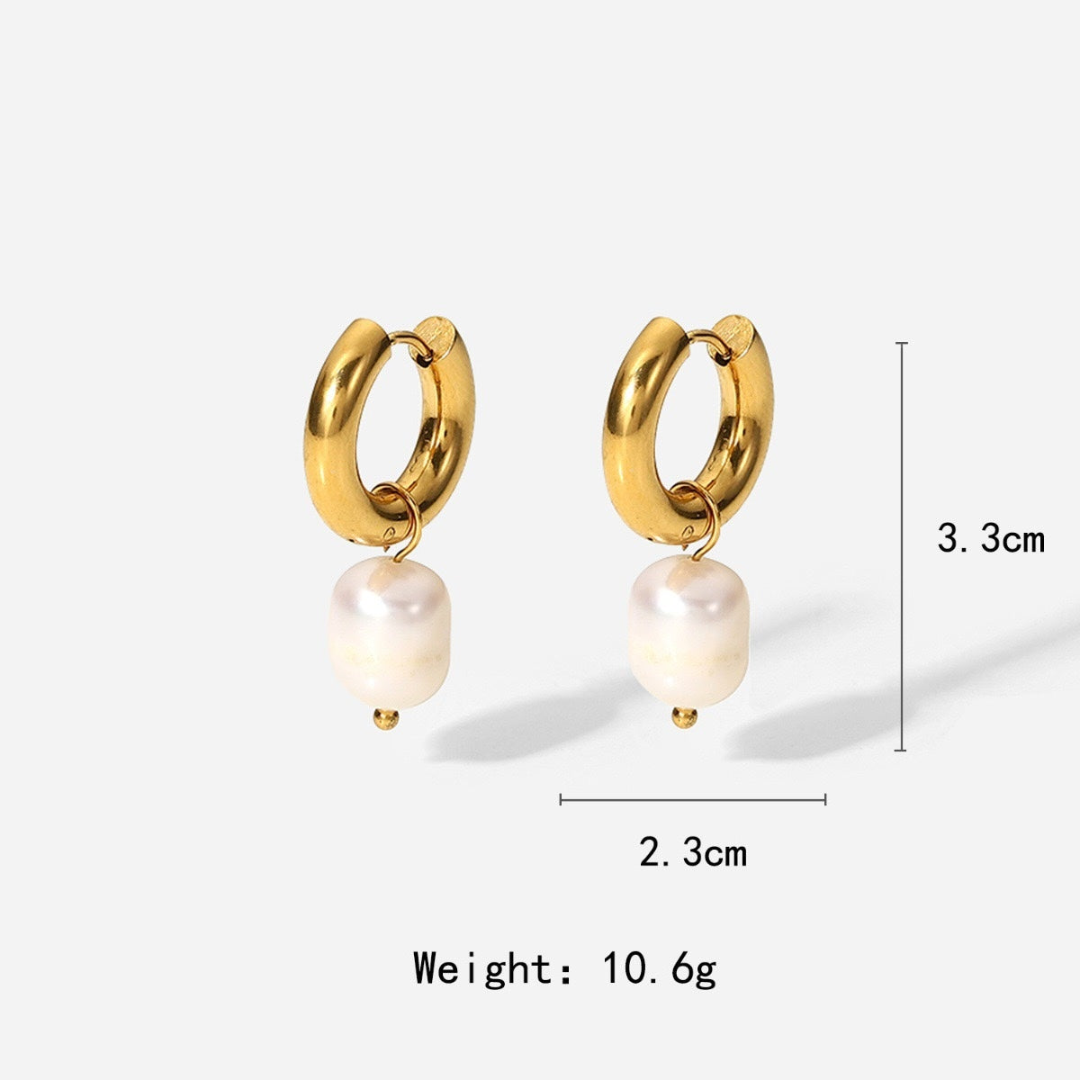Lustrous Legacy Series Waterproof/ Hypoallergenic Anti-tarnish Earrings