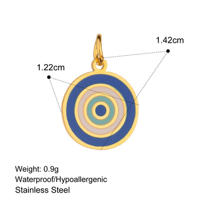 Trinket Trove Gold Plated Stainless Steel Hypoallergenic Pendants / Charms Series & Paper clip Link Chain Optional