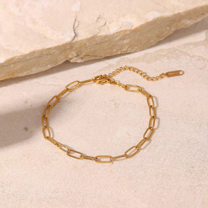 Trinket Trove Gold Plated Stainless Steel Hypoallergenic Pendants / Charms Series & Paper clip Link Chain Optional