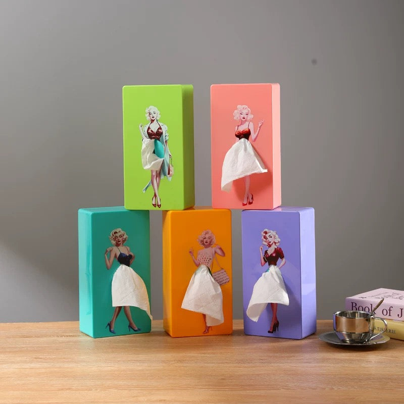 Long Skirt Tissue Box
