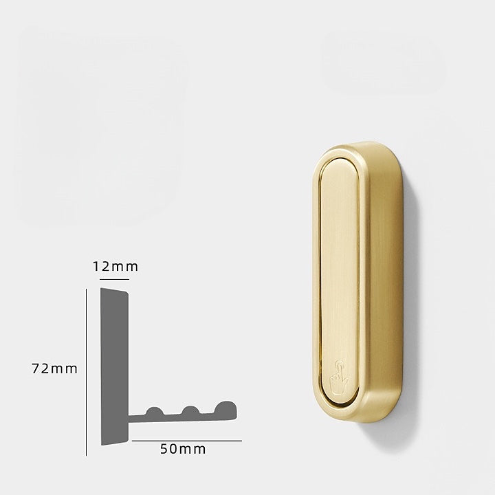 Foldable Metal Wall hooks best for small spaces (Pack of 2)