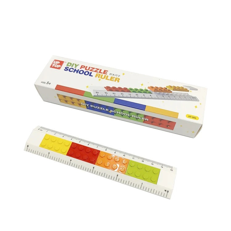 UP TOP DIY Lego Ruler Set (Pack of 1)