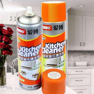 Water Based 500ml Magic Kitchen Foam Spray Cleaner Non-toxic Non Flammable The Spray Penetrates & Removes Stubborn Grease Or Stains Effortlessly