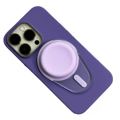 Oval Magnetic Silicone Phone Grip For iPhone