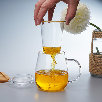 Borosilicate Glass Infuser Cup Set