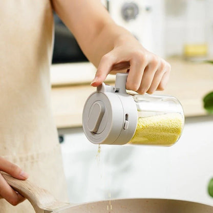Multi-Functional Dual Dispensing Jar With Spoon