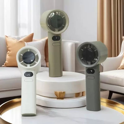 High Speed  Handheld Portable Mini Rechargeable Travel Fan