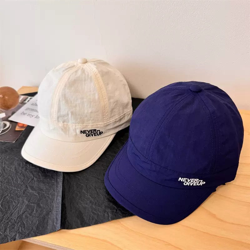 Never Give up Baseball Cap Casual wear 56-58cm