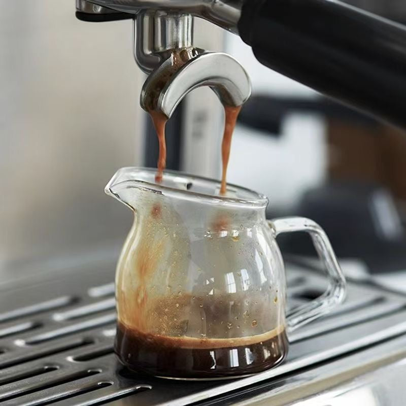 Mini Glass Milk, Tea & Coffee Decanter with Ergonomic Handle- 100ml