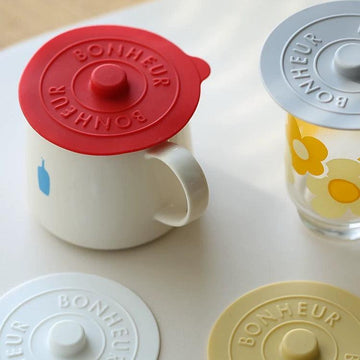 BONHEUR Silicone Suction Glass Cover