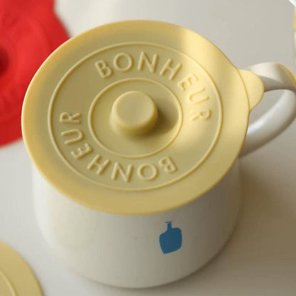 BONHEUR Silicone Suction Glass Cover